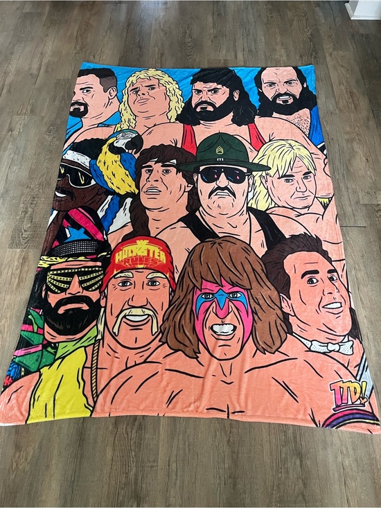Other - 90s Wrestling WWE Hulk Hogan Blanket